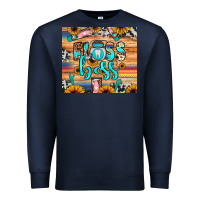 Navy floss boss Premium Sweatshirt - JahusDesignShop