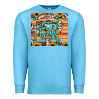 Ocean Blue floss boss Premium Sweatshirt - JahusDesignShop