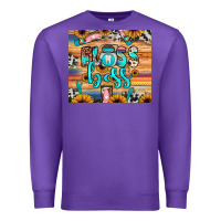 Purple floss boss Premium Sweatshirt - JahusDesignShop
