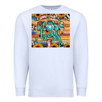 White floss boss Premium Sweatshirt - JahusDesignShop
