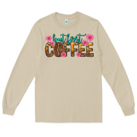 Mushroom but first coffee Long Sleeve Tee - texasbilliewilder