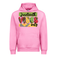 Fuchsia Pink juneteenth vibes only Urban Hoodie - MaliasSmallBusiness