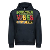 Navy juneteenth vibes only Urban Hoodie - MaliasSmallBusiness