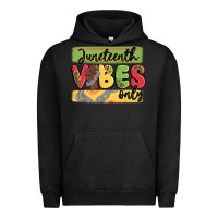 Pigment Black juneteenth vibes only Urban Hoodie - MaliasSmallBusiness