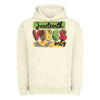 Pigment Pistachio juneteenth vibes only Urban Hoodie - MaliasSmallBusiness