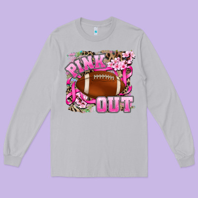 Pink Out Long Sleeve Tee Designed By Adodesignshop