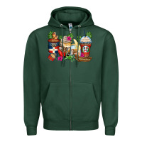 Sports Green dominican republic coffee cups Zipper Hoodie - Zillion Design Studio