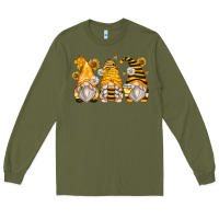 Army Green bumble bee gnomes Long Sleeve Tee - Zillion Design Studio