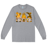Heather Grey bumble bee gnomes Long Sleeve Tee - Zillion Design Studio