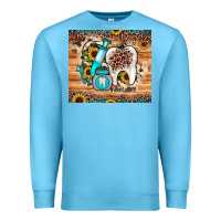 Ocean Blue dental sunflower Premium Sweatshirt - JahusDesignShop