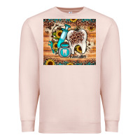 Pale Pink dental sunflower Premium Sweatshirt - JahusDesignShop