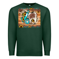 Sports Green dental sunflower Premium Sweatshirt - JahusDesignShop