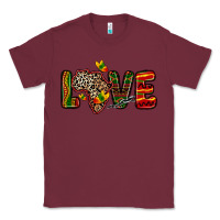 Burgundy love africa map Classic Tee - Zillion Design Studio