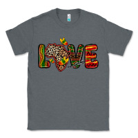 Charcoal Heather love africa map Classic Tee - Zillion Design Studio