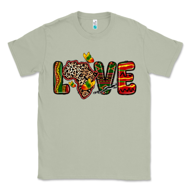 Love Africa Map Classic Tee by Zillion Design Studio | Teevron