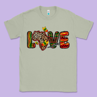 Classic Tee love africa map