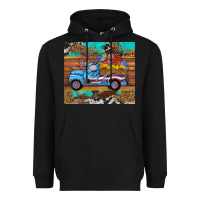 Black western  american truck sunflowers  mousepad Heavyweight Hoodie - HRA Design Shop