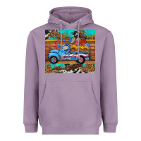 Lavender western  american truck sunflowers  mousepad Heavyweight Hoodie - HRA Design Shop