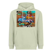 Matcha western  american truck sunflowers  mousepad Heavyweight Hoodie - HRA Design Shop