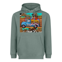 Sage western  american truck sunflowers  mousepad Heavyweight Hoodie - HRA Design Shop