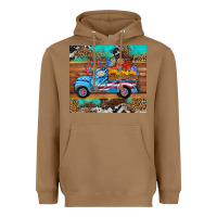 Toasted Coconut western  american truck sunflowers  mousepad Heavyweight Hoodie - HRA Design Shop