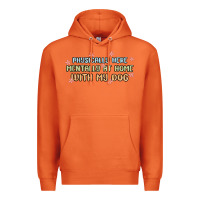 Carrot physically here mentally at home with my dog Premium Hoodie - MaliasSmallBusiness
