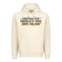 Sandshell physically here mentally at home with my dog Premium Hoodie - MaliasSmallBusiness