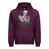 Mauve Wine i like my books spicy and coffee icy Urban Hoodie - MaliasSmallBusiness
