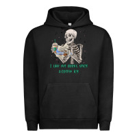 Pigment Black i like my books spicy and coffee icy Urban Hoodie - MaliasSmallBusiness