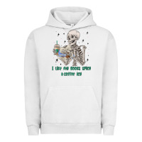 Pigment Lunar Rock i like my books spicy and coffee icy Urban Hoodie - MaliasSmallBusiness