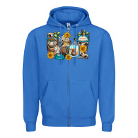 True Royal bull skull coffee cups Zipper Hoodie - Zillion Design Studio