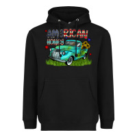 Black american honey Heavyweight Hoodie - CowhideDigitalArt