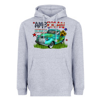 Heather Grey american honey Heavyweight Hoodie - CowhideDigitalArt