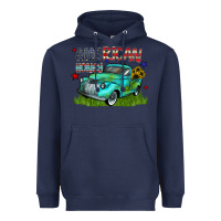 Navy american honey Heavyweight Hoodie - CowhideDigitalArt