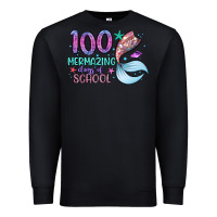 Black 100 mermazing days of school Premium Sweatshirt - Artiststas