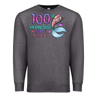 Charcoal Heather 100 mermazing days of school Premium Sweatshirt - Artiststas