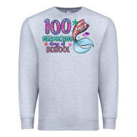 Heather Grey 100 mermazing days of school Premium Sweatshirt - Artiststas