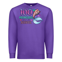Purple 100 mermazing days of school Premium Sweatshirt - Artiststas