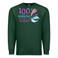 Sports Green 100 mermazing days of school Premium Sweatshirt - Artiststas