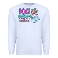 White 100 mermazing days of school Premium Sweatshirt - Artiststas