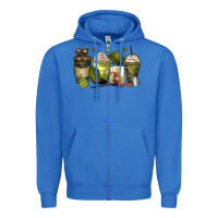 True Royal army coffee cups Zipper Hoodie - Zillion Design Studio