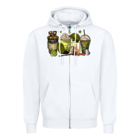 White army coffee cups Zipper Hoodie - Zillion Design Studio
