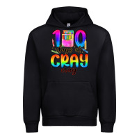 Black 100 days of cray cray Urban Hoodie - MaliasSmallBusiness