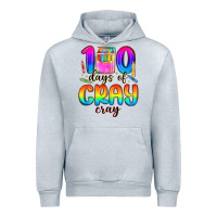 Heather Grey 100 days of cray cray Urban Hoodie - MaliasSmallBusiness