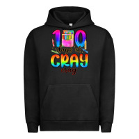 Pigment Black 100 days of cray cray Urban Hoodie - MaliasSmallBusiness
