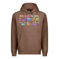Chestnut it's okay to feel all the feels Premium Hoodie - MaliasSmallBusiness