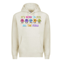 Oatmeal Heather it's okay to feel all the feels Premium Hoodie - MaliasSmallBusiness