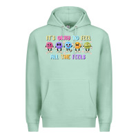 Seafoam it's okay to feel all the feels Premium Hoodie - MaliasSmallBusiness