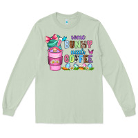 Matcha some bunny needs coffee with gnomes Long Sleeve Tee - Zillion Design Studio