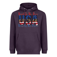 Plum land of the free usa Heavyweight Hoodie - RacoonDesign